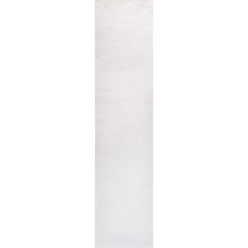 Cole Modern Minimalist Pinstripe High-low Area Rug